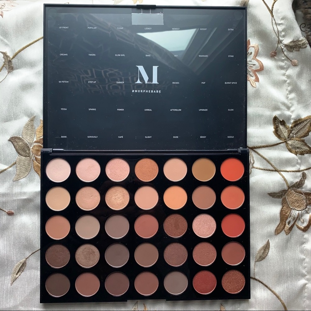 Morphe 35O Eyeshadow Palette Used